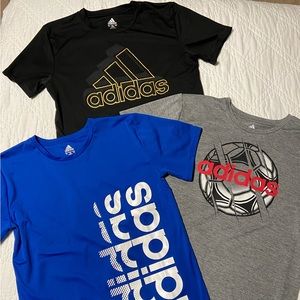 Lot of 3 Boys XL Adidas T-Shirts